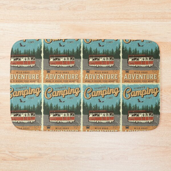 Item preview, Summer camping time for Hiking fishing and all sort of adventures for men and women and kids   designed and sold by TheFlipRepublic.