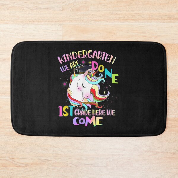 Item preview, Kindergarten We Are Done 1st Grade Here We Come Unicorn T-Shirt designed and sold by Expand-colombus.