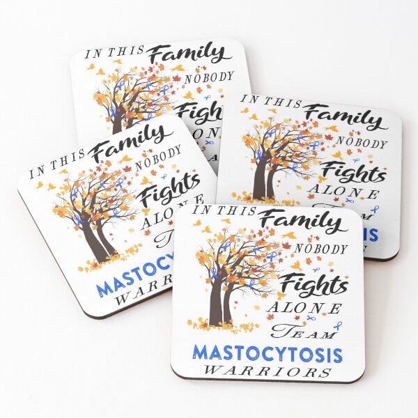 Item preview, In This Family No One Fight Alone Mastocytosis Awareness ribbon tree designed and sold by radianen.