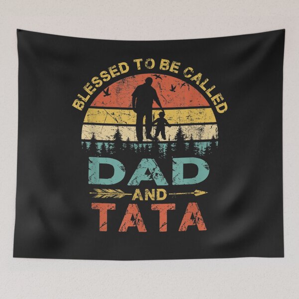 Item preview, Mens Blessed To Be Called Dad And Tata Gift Father's Day Funny T-Shirt designed and sold by Expand-colombus.