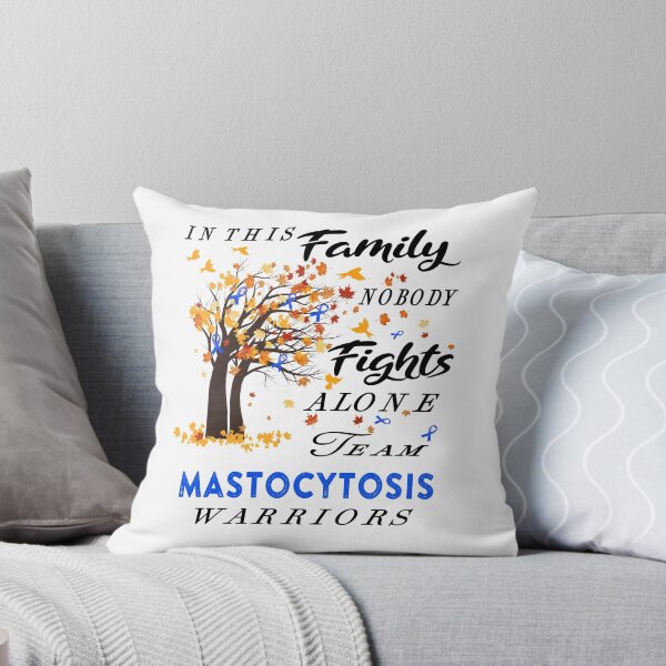 Item preview, In This Family No One Fight Alone Mastocytosis Awareness ribbon tree designed and sold by radianen.