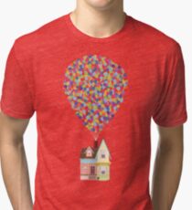 Camiseta de tejido mixto Globos