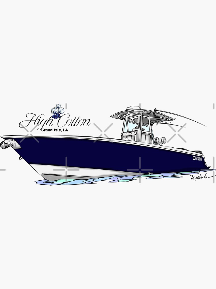 Fish Scull Graphic Boat Decals Compatible With Contender Boat