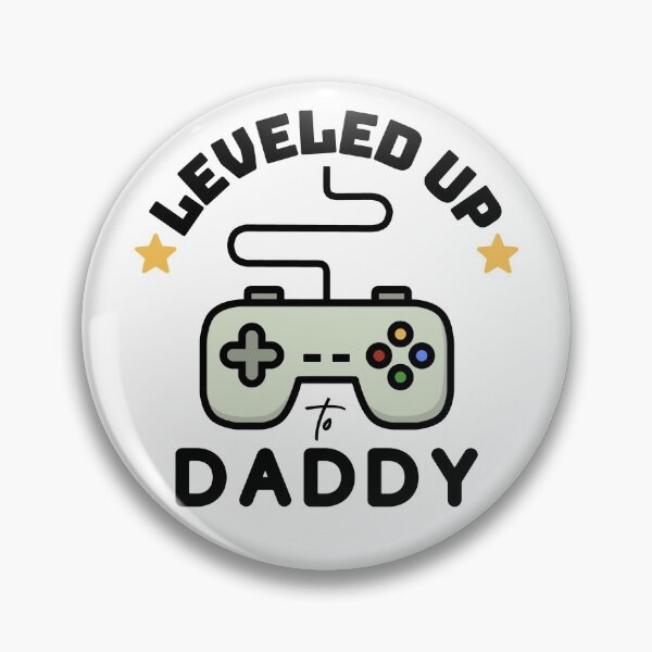 Item preview, Leveled Up To Daddy Fathers Day Video Game Controller Design designed and sold by modernfamgear.