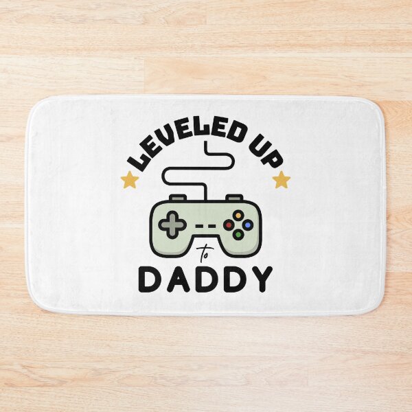 Item preview, Leveled Up To Daddy Fathers Day Video Game Controller Design designed and sold by modernfamgear.