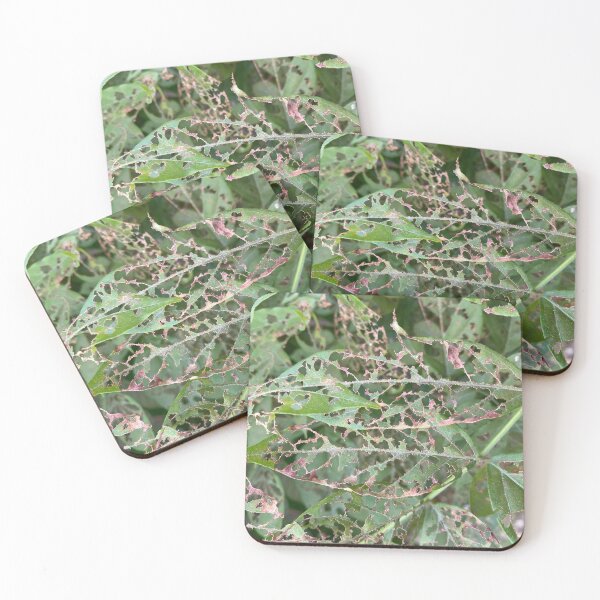 Item preview, Partially Insect Eaten Green Leaves designed and sold by Sinemathk.