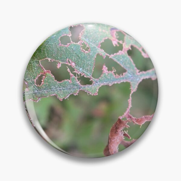 Item preview, Partially Insect Eaten Green Leaf designed and sold by Sinemathk.