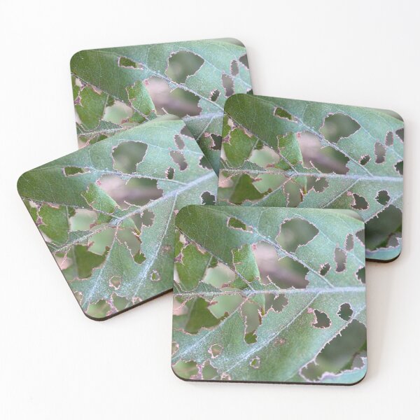 Item preview, Partially Insect Eaten Green Leaf designed and sold by Sinemathk.