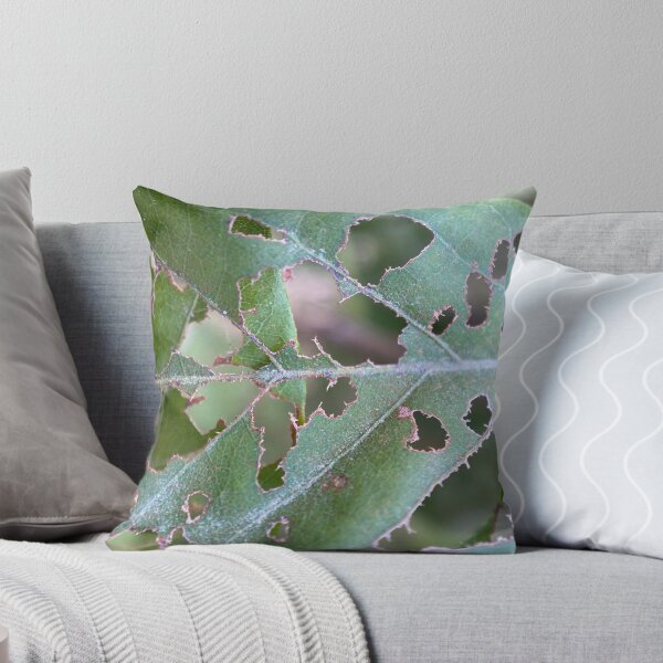 Item preview, Partially Insect Eaten Green Leaf designed and sold by Sinemathk.