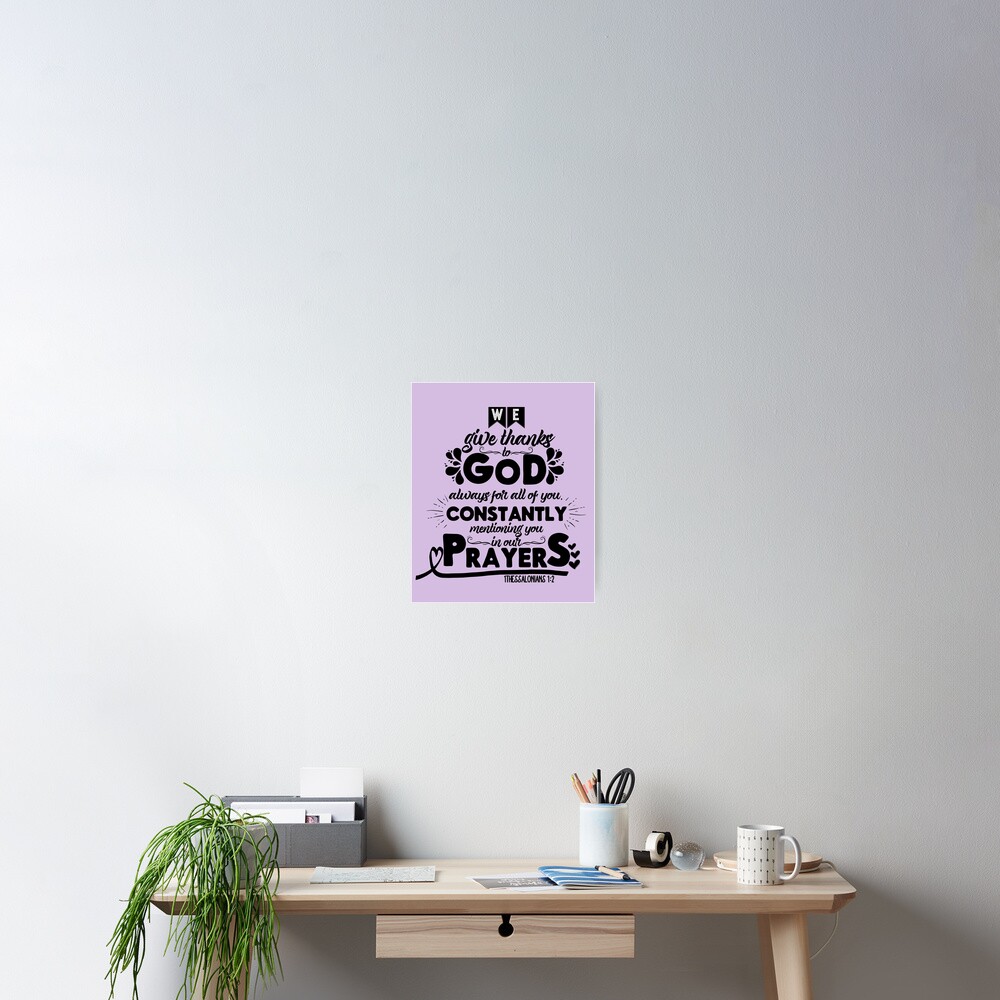 Sticker Mural Vinyl RexburgVinyl – Citation When God Gives You A No Give A Thank You Prayer – T19