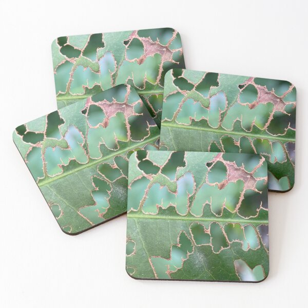 Item preview, Partially Insect Eaten Green Leaf designed and sold by Sinemathk.