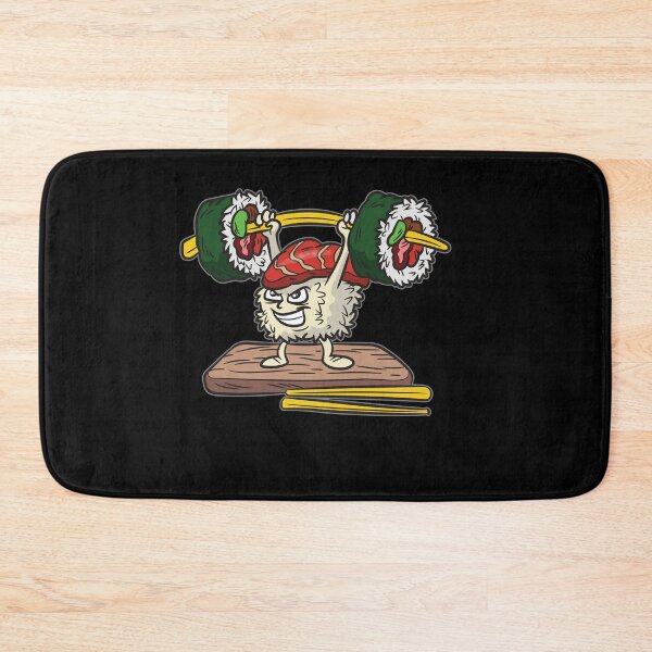 Item preview, Funny Sushi Weight Lifting designed and sold by Moonpie90.