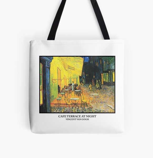 The Starry Night Tote Bag Vincent Van Gogh Fine Art Print 