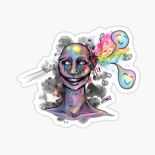 "Honest" Self Portrait Sticker