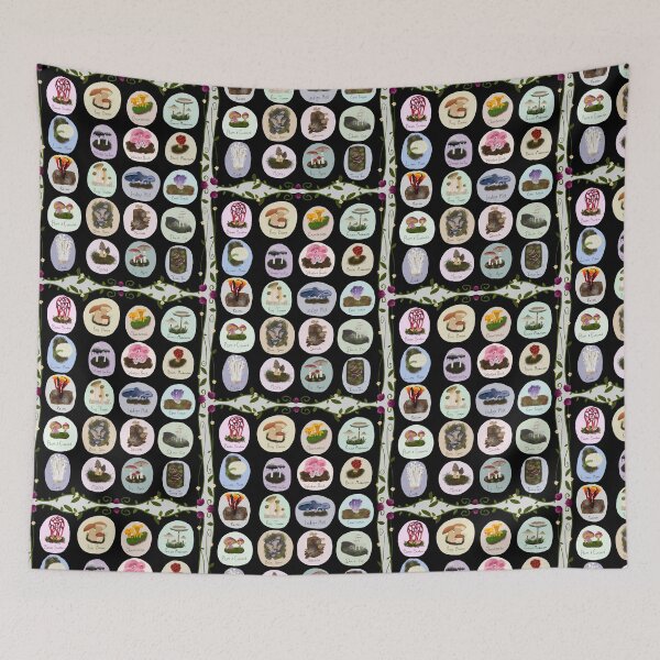 Item preview, Mushroom with frame designed and sold by Alliecat Arts.