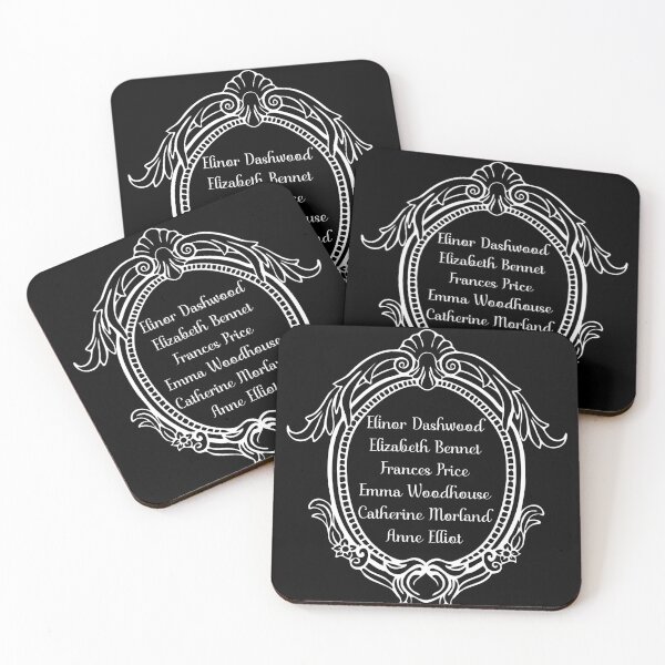 Item preview, Elinor Dashwood Elizabeth Bennet Frances Price Emma Woodhouse Catherine Morland Anne Elliot - Fancy White designed and sold by Floralife.