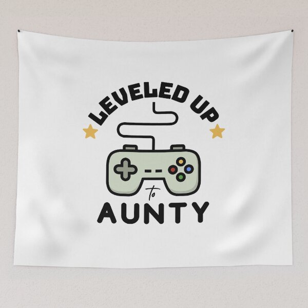 Item preview, Leveled Up To Aunty Video Game Controller Design designed and sold by modernfamgear.