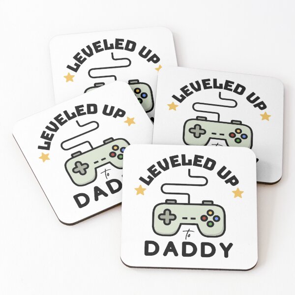 Item preview, Leveled Up To Daddy Fathers Day Video Game Controller Design designed and sold by modernfamgear.