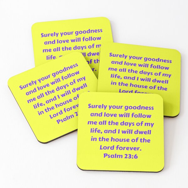 Item preview, Bible Verse Psalm 23:6 designed and sold by Prayingwarrior.