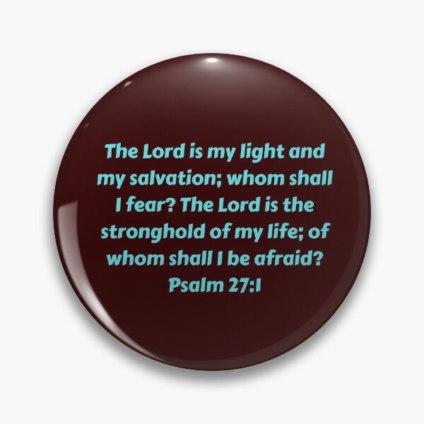 Artikelvorschau, Bible Verse Psalm 27:1 entworfen und verkauft von Prayingwarrior.