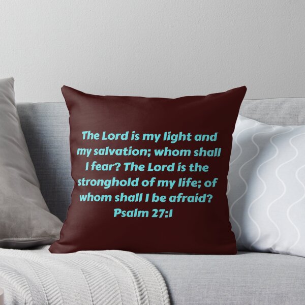 Item preview, Bible Verse Psalm 27:1 designed and sold by Prayingwarrior.