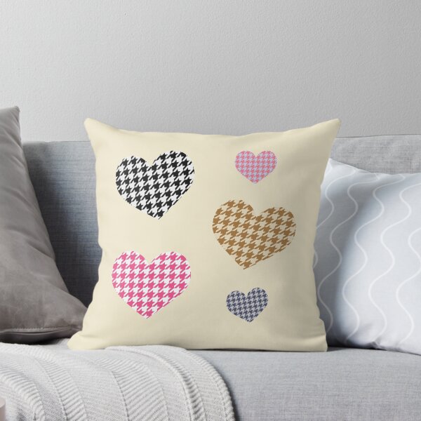 Item preview, Preppy Houndstooth Hearts  designed and sold by art-by-gui.