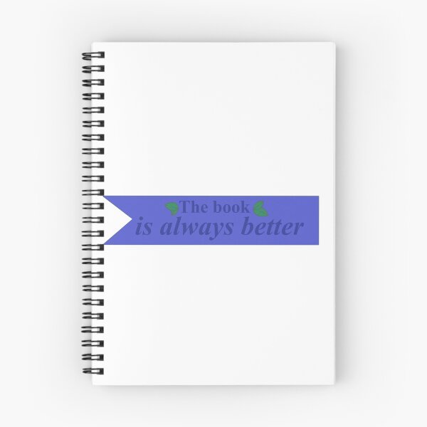 Item preview, The book is always better - blue designed and sold by JasiDraws.