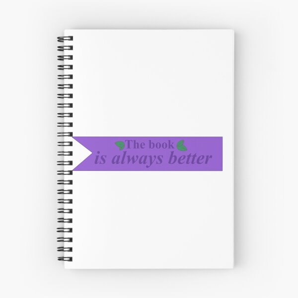 Item preview, The book is always better - purple designed and sold by JasiDraws.
