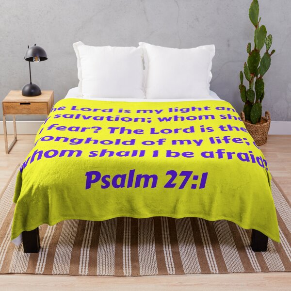 Item preview, Bible Verse Psalm 27:1 designed and sold by Prayingwarrior.
