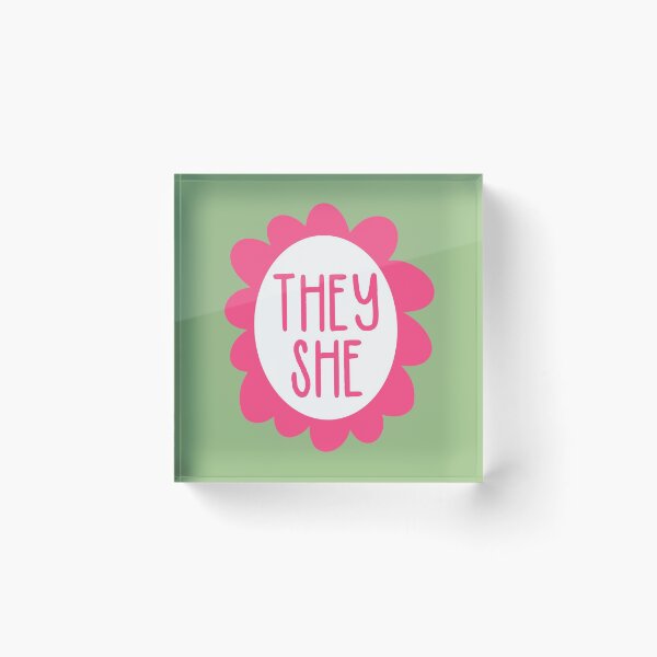 Item preview, They She Pronoun designed and sold by embaerrawr.