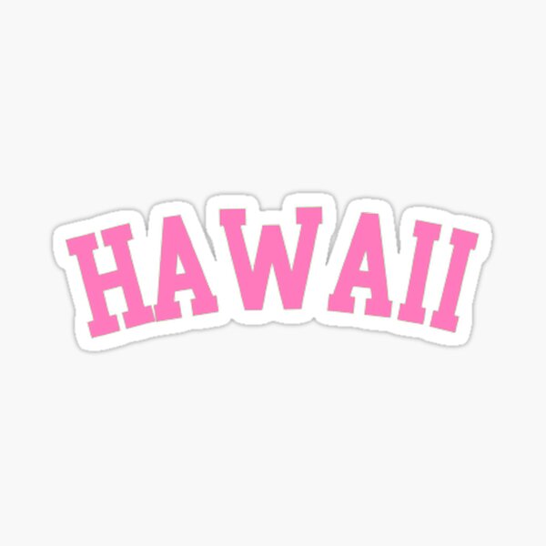 Item preview, hawaii brandy sticker  designed and sold by SoFetchStickers.