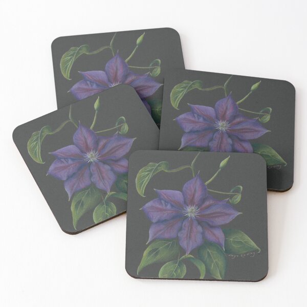 Item preview, Delightful Clematis designed and sold by Moya Deacon Radley.