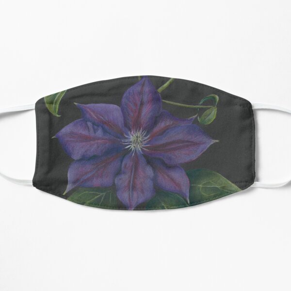 Delightful Clematis Flat Mask