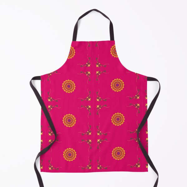 Item preview, Hot Pink, Rangoli with Decorative Corners designed and sold by Mamta Thakkar.