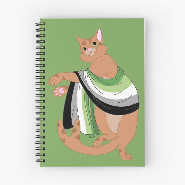 Item preview, Aromantic Neko designed and sold by CopperIrisArt.