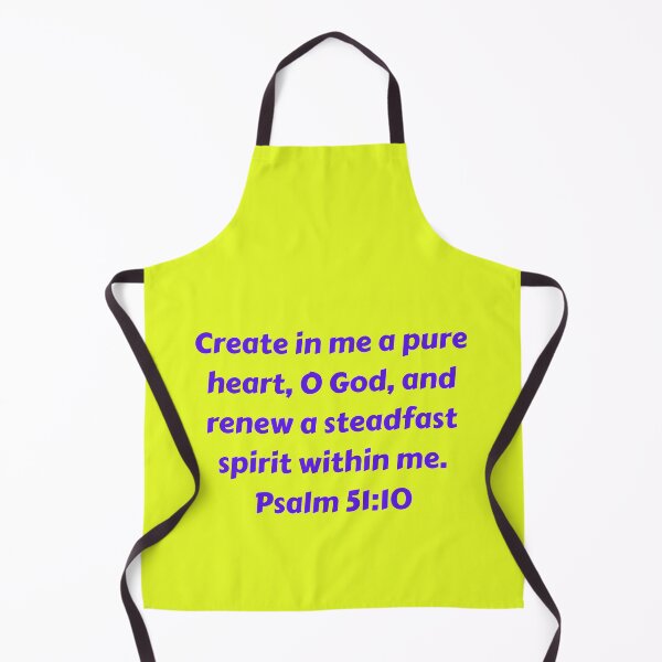 Aperçu de l'œuvre Bible Verse Psalm 51:10 créée et vendue par Prayingwarrior.