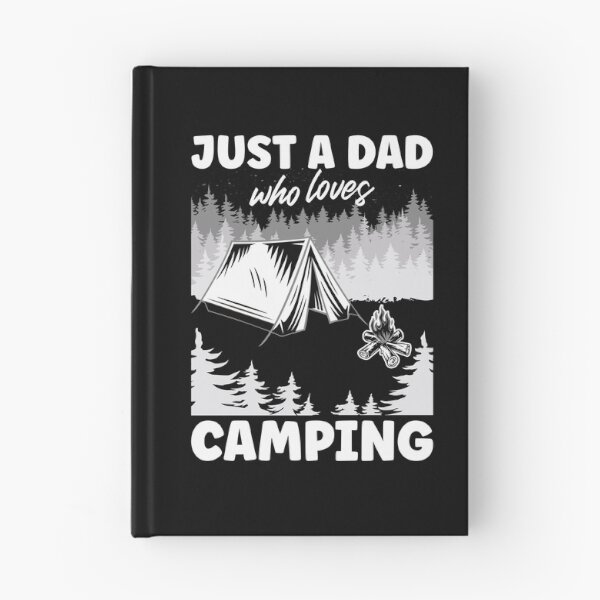 Item preview, Just A Dad Who Loves Camping | Funny White Text designed and sold by Estrytee.