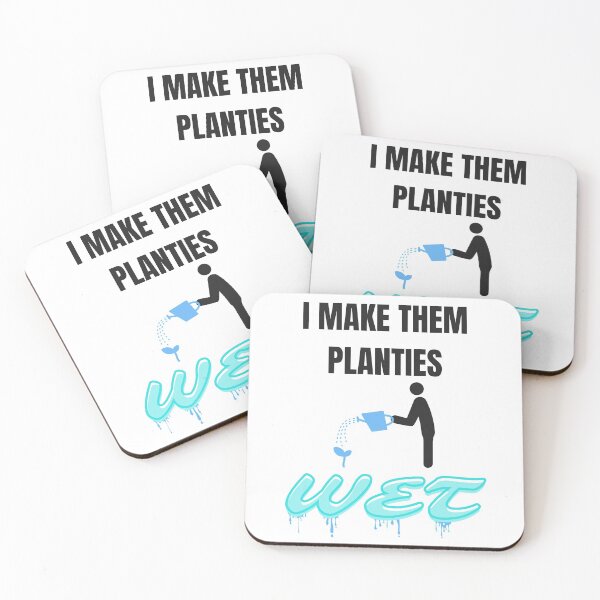 Item preview, I Make Them Planties Wet (Black) designed and sold by DailyMotivePrints.