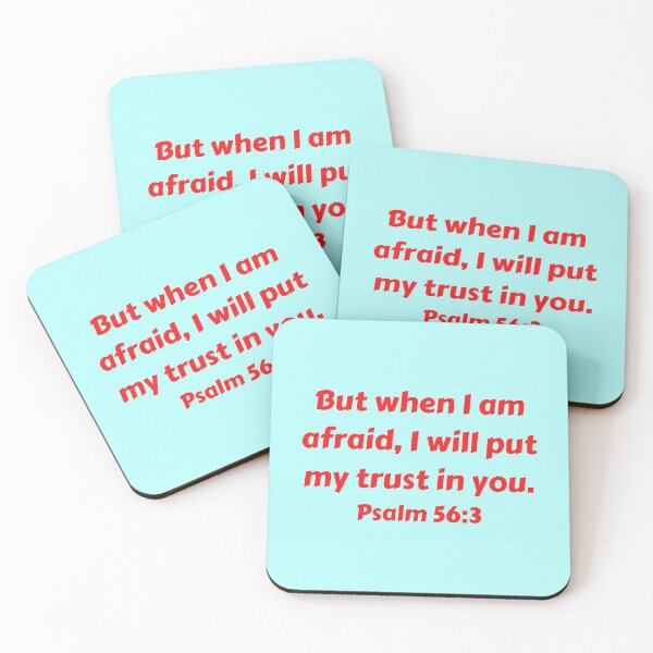 Item preview, Bible Verse Psalm 56:3 designed and sold by Prayingwarrior.