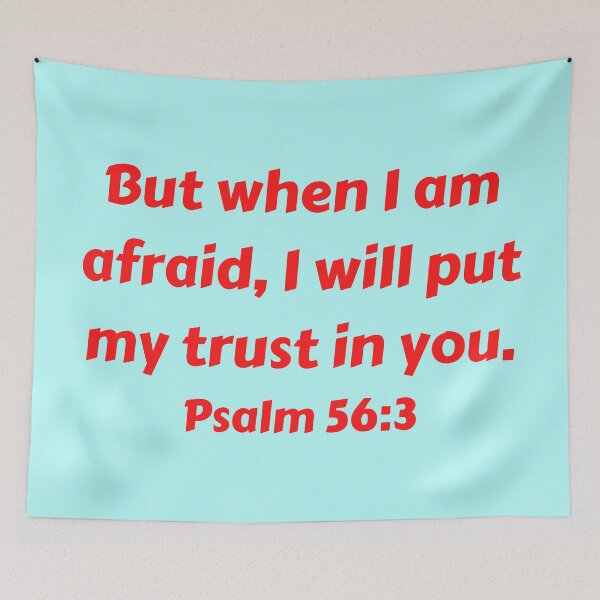 Item preview, Bible Verse Psalm 56:3 designed and sold by Prayingwarrior.