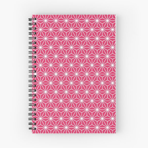 Item preview, Cerise Pink White Asanoha - Japanese Traditional Pattern designed and sold by KinitaDesign.