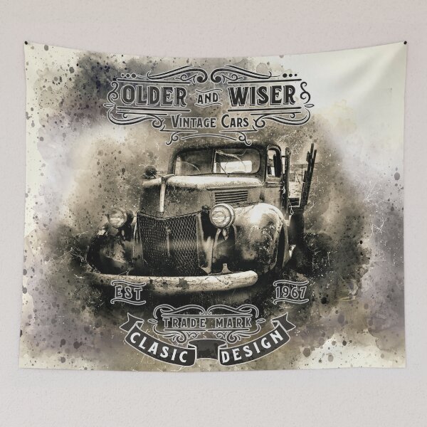 Item preview, Older and wiser Vintage cars designed and sold by AlexSin.