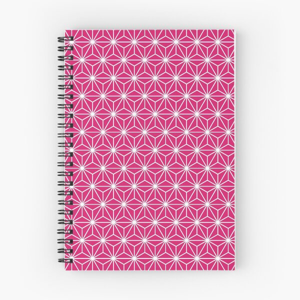 Item preview, Dogwood Rose Pink White Asanoha - Japanese Traditional Pattern designed and sold by KinitaDesign.
