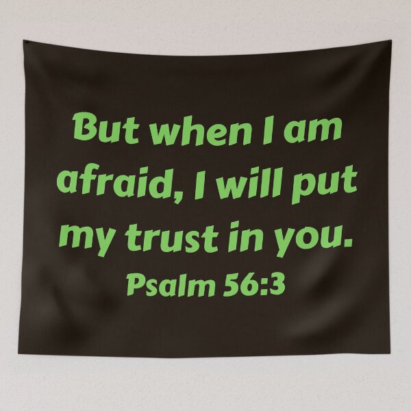 Item preview, Bible Verse Psalm 56:3 designed and sold by Prayingwarrior.