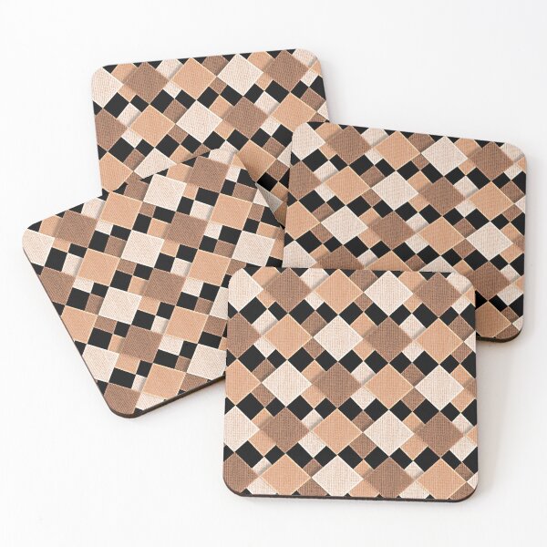Item preview, Diamond Shaped Jute Burlap Tiles designed and sold by LashCreations.