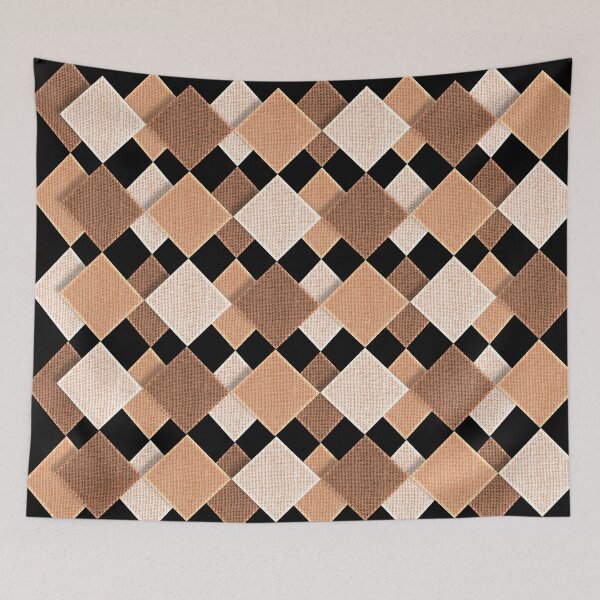 Item preview, Diamond Shaped Jute Burlap Tiles designed and sold by LashCreations.