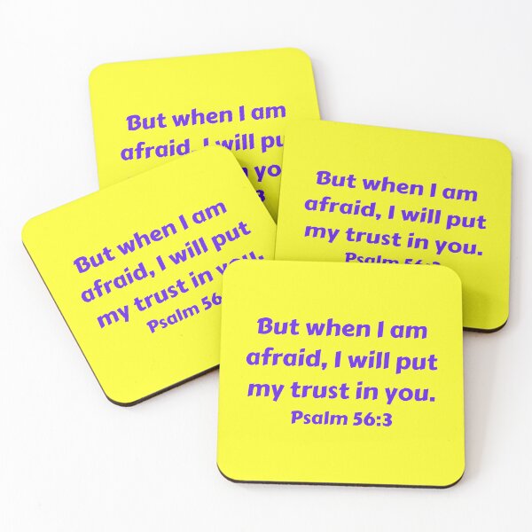 Item preview, Bible Verse Psalm 56:3 designed and sold by Prayingwarrior.