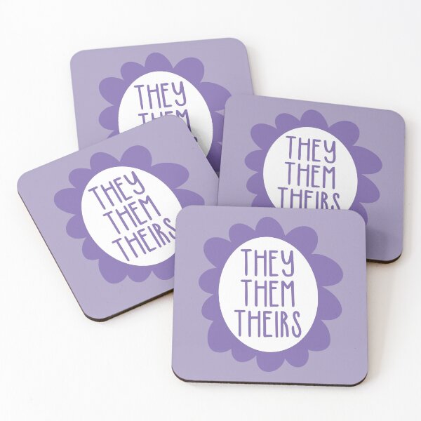 Item preview, They Them Theirs Pronoun designed and sold by embaerrawr.