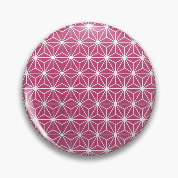 Item preview, French Rose Pink White Asanoha - Japanese Traditional Pattern designed and sold by KinitaDesign.