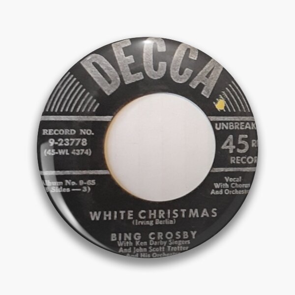 Artikelvorschau, Bing Crosby, Weiße Weihnachten, 45, Original entworfen und verkauft von Vintaged.
